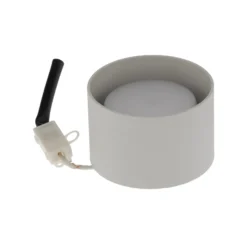Ideal Lux Downlight Spike Round, weiß, Alu, Ø 10 cm