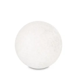 Ideal Lux Erdspießleuchte Doris, weiß, Kunststoff, Ø 78 cm