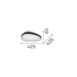 Ideal Lux LED-Deckenlampe Gemini weiß 42 cm 3.000 K on/off