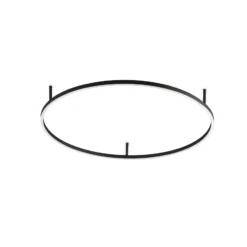 Ideal Lux LED-Deckenlampe Oracle Slim Ø 90 cm schwarz 3.000K