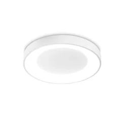 Ideal Lux LED-Deckenleuchte Planet, weiß, Ø 40 cm, Metall
