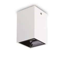 Ideal Lux LED-Downlight Nitro Square weiß Höhe 12 cm, Metall