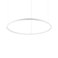 Ideal Lux LED-Hängelampe Oracle Slim Ø 90 cm weiß 3.000 K