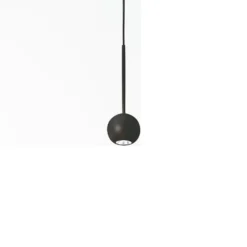 Ideal Lux LED-Hängeleuchte Archimede Sfera, schwarz, Metall