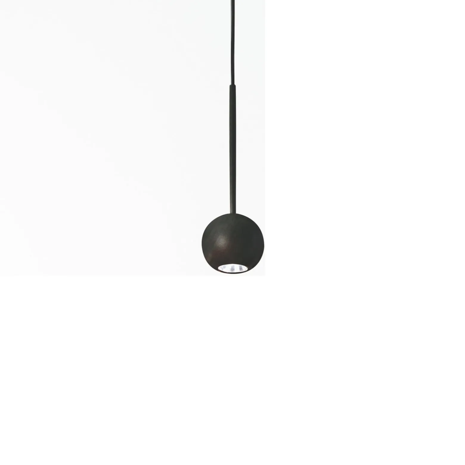Ideal Lux LED-Hängeleuchte Archimede Sfera, schwarz, Metall