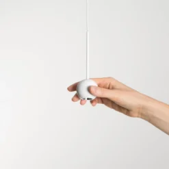 Ideal Lux LED-Hängeleuchte Archimede Sfera, weiß, Metall