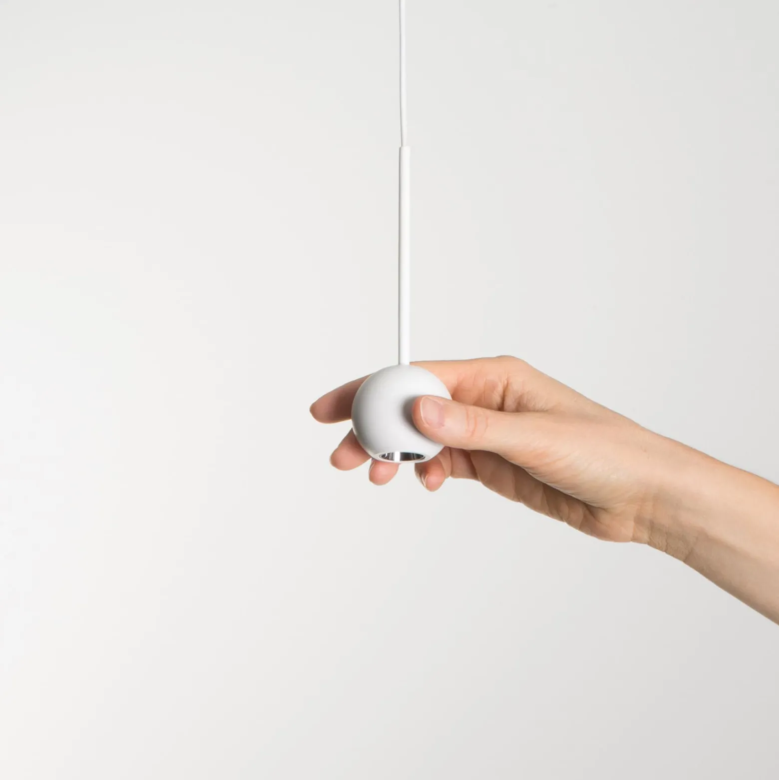 Ideal Lux LED-Hängeleuchte Archimede Sfera, weiß, Metall