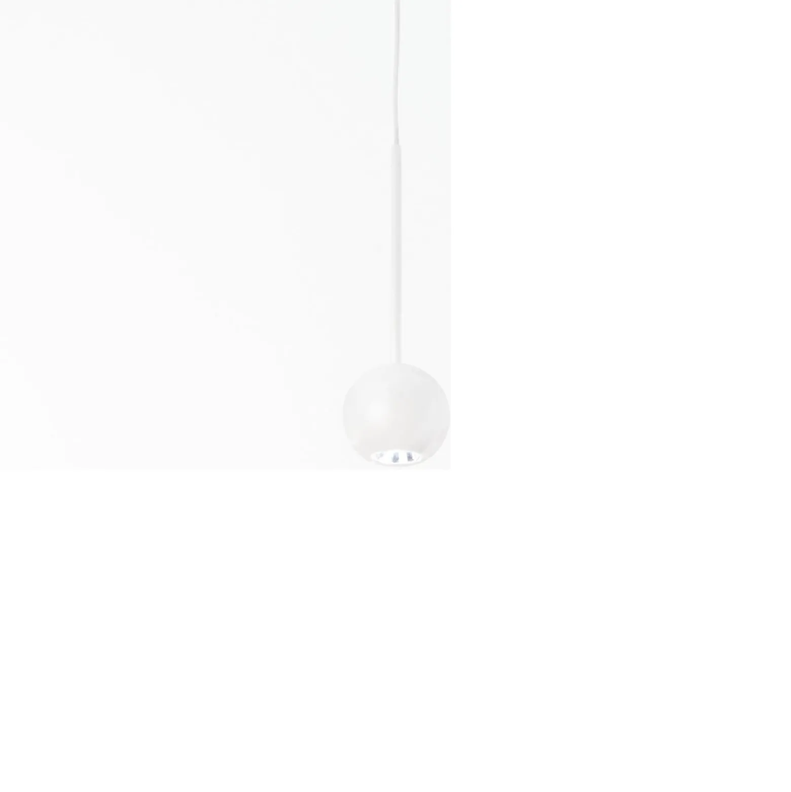 Ideal Lux LED-Hängeleuchte Archimede Sfera, weiß, Metall
