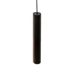 Ideal Lux LED-Pendelleuchte Look, Ø 6 cm, schwarz, Metall