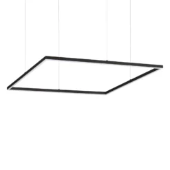 Ideal Lux LED-Pendel Oracle Slim 90 x 90 cm schwarz 3.000 K