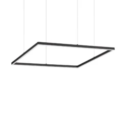 Ideal Lux LED-Pendel Oracle Slim 70 x 70 cm schwarz 3.000 K
