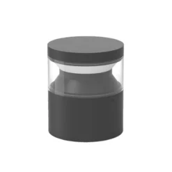 Ideal Lux LED-Sockelleuchte Boeing, schwarz, Höhe 15 cm