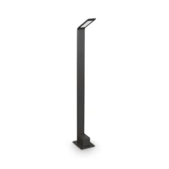 Ideal Lux LED-Wegelampe Agos schwarz 3.000 K Höhe 80 cm Alu