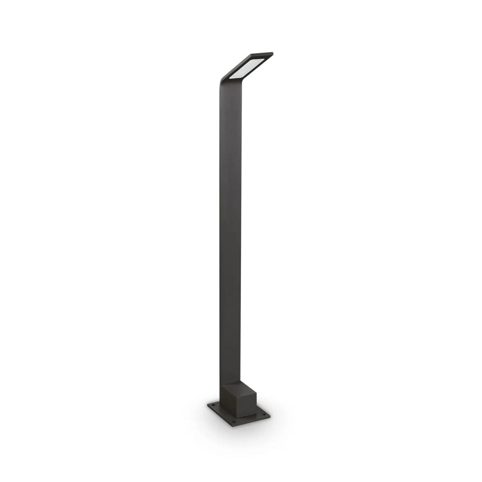 Ideal Lux LED-Wegelampe Agos schwarz 3.000 K Höhe 80 cm Alu