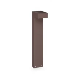Ideal Lux LED-Wegelampe Sirio, braun, Höhe 60 cm, Metall