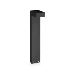 Ideal Lux LED-Wegelampe Sirio, schwarz, Höhe 60 cm, Metall