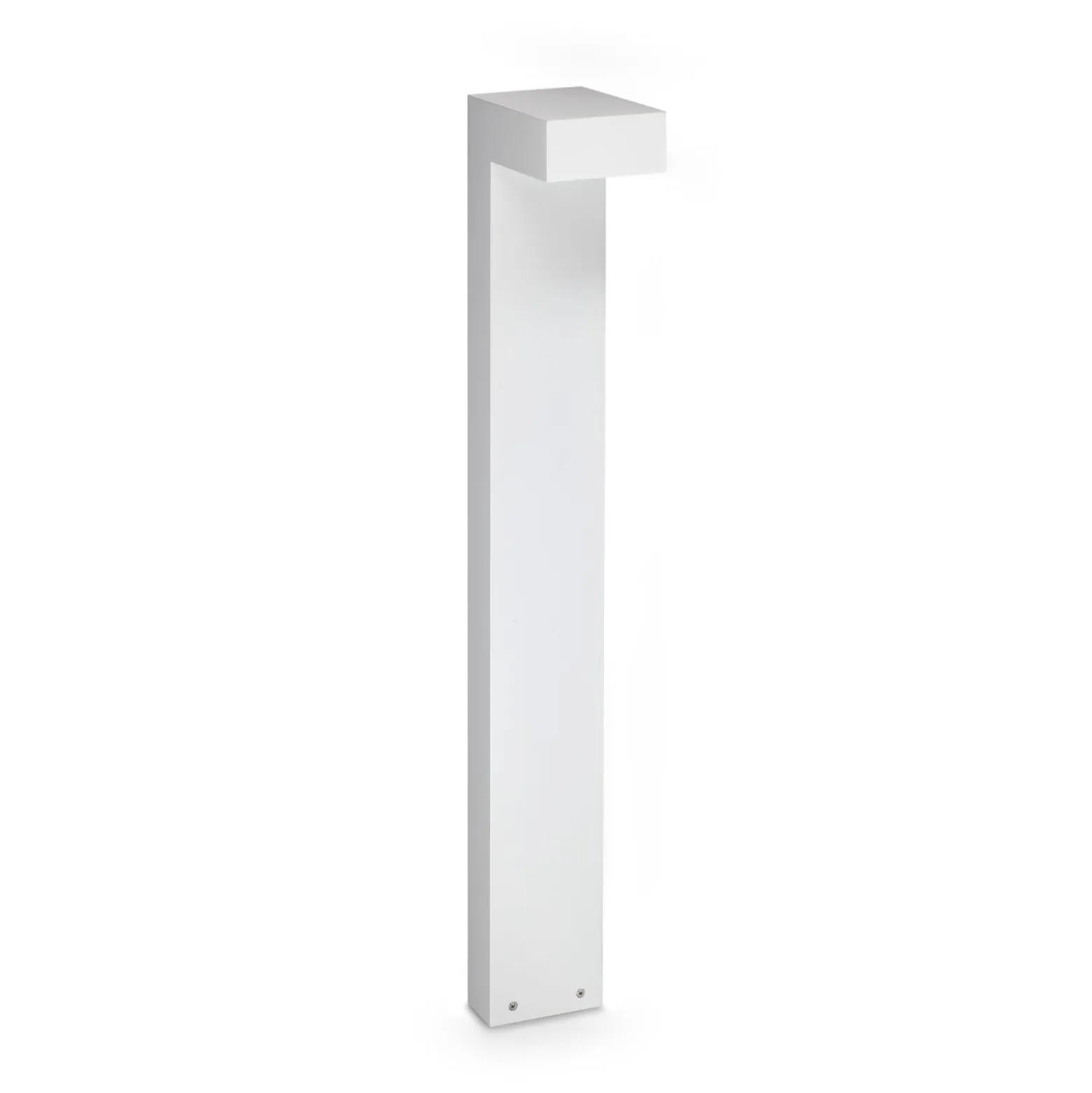 Ideal Lux LED-Wegelampe Sirio, weiß, Höhe 80 cm, Metall