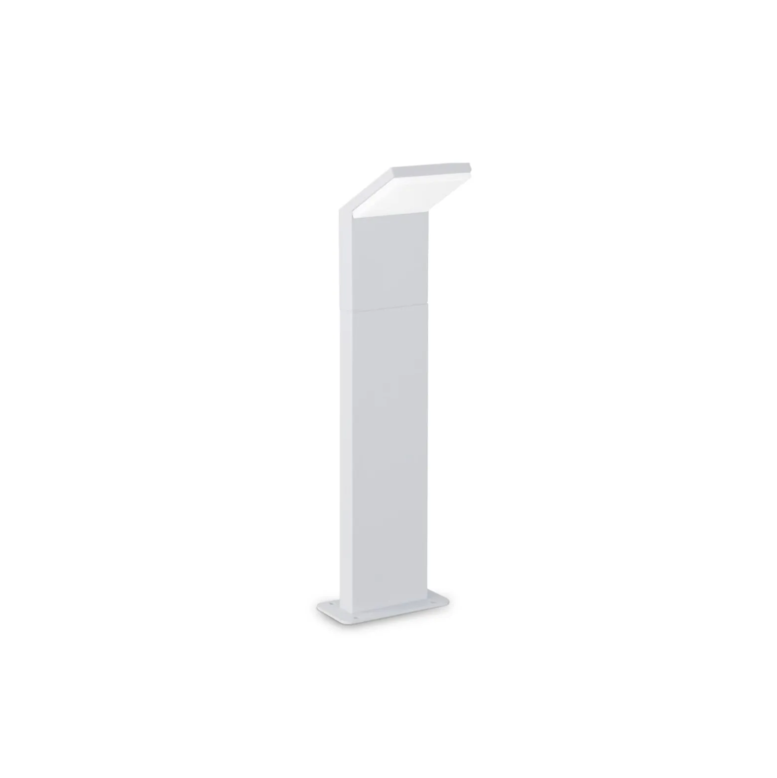 Ideal Lux LED-Wegeleuchte Style weiß, Höhe 50 cm Alu 3.000 K