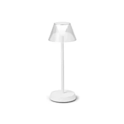 Ideal Lux Lolita LED-Terrassenleuchte, Akku weiß