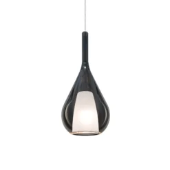 Ideal Lux Pendellampe Kalique 3, rauchgrau, Ø 18 cm