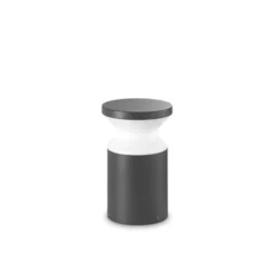 Ideal Lux Sockelleuchte Torre anthrazit Aluminium Höhe 22 cm