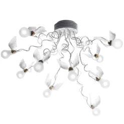 Ingo Maurer Birdie's Nest LED-Deckenleuchte, 10fl.