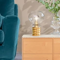 Ingo Maurer Bulb Brass LED-Tischleuchte, messing
