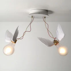 Ingo Maurer Lucellino Doppio LED-Deckenleuchte 2fl