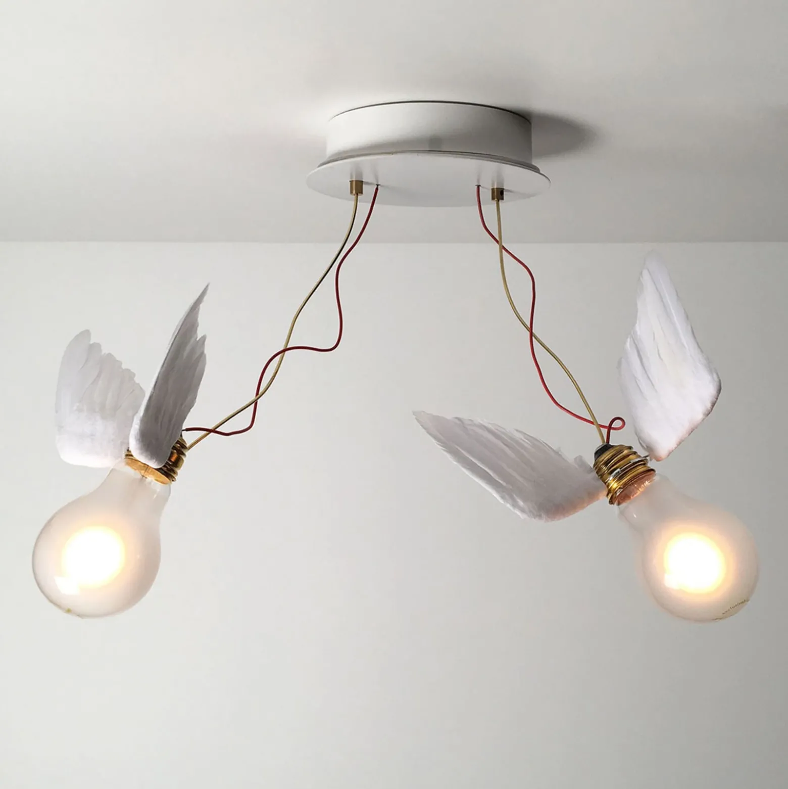Ingo Maurer Lucellino Doppio LED-Deckenleuchte 2fl