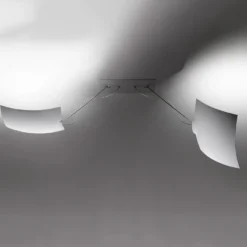 Ingo Maurer 2x18x18 LED-Deckenleuchte, 2-flammig