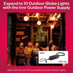Innr Smart Outdoor Globe Colour LED-Kugel, Zusatz