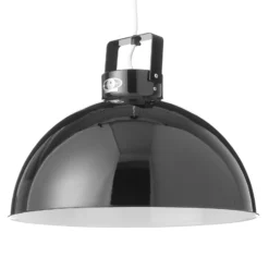 Jieldé Dante D450 Hängeleuchte, schwarz, Ø 45 cm
