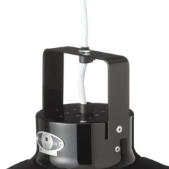 Jieldé Dante D450 Hängeleuchte, schwarz, Ø 45 cm