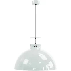 Jieldé Dante D675 Hängeleuchte, weiß, Ø 67,5 cm