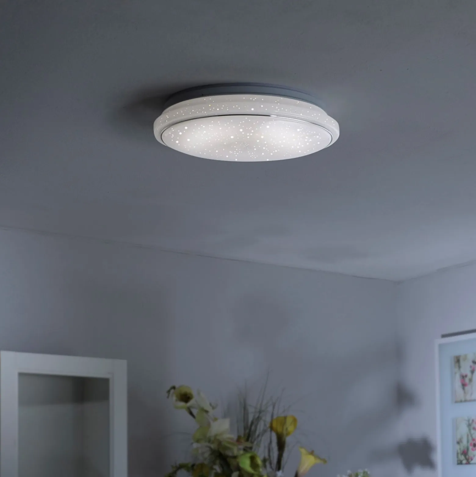 Jupiter LED-Deckenleuchte Sternenhimmeloptik 60 cm