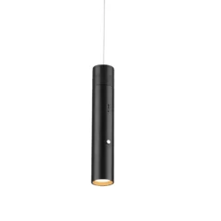 JUST LIGHT. LED-Akku-Hängeleuchte Attach, schwarz, Eisen