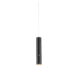 JUST LIGHT. LED-Akku-Hängeleuchte Attach, schwarz, Eisen
