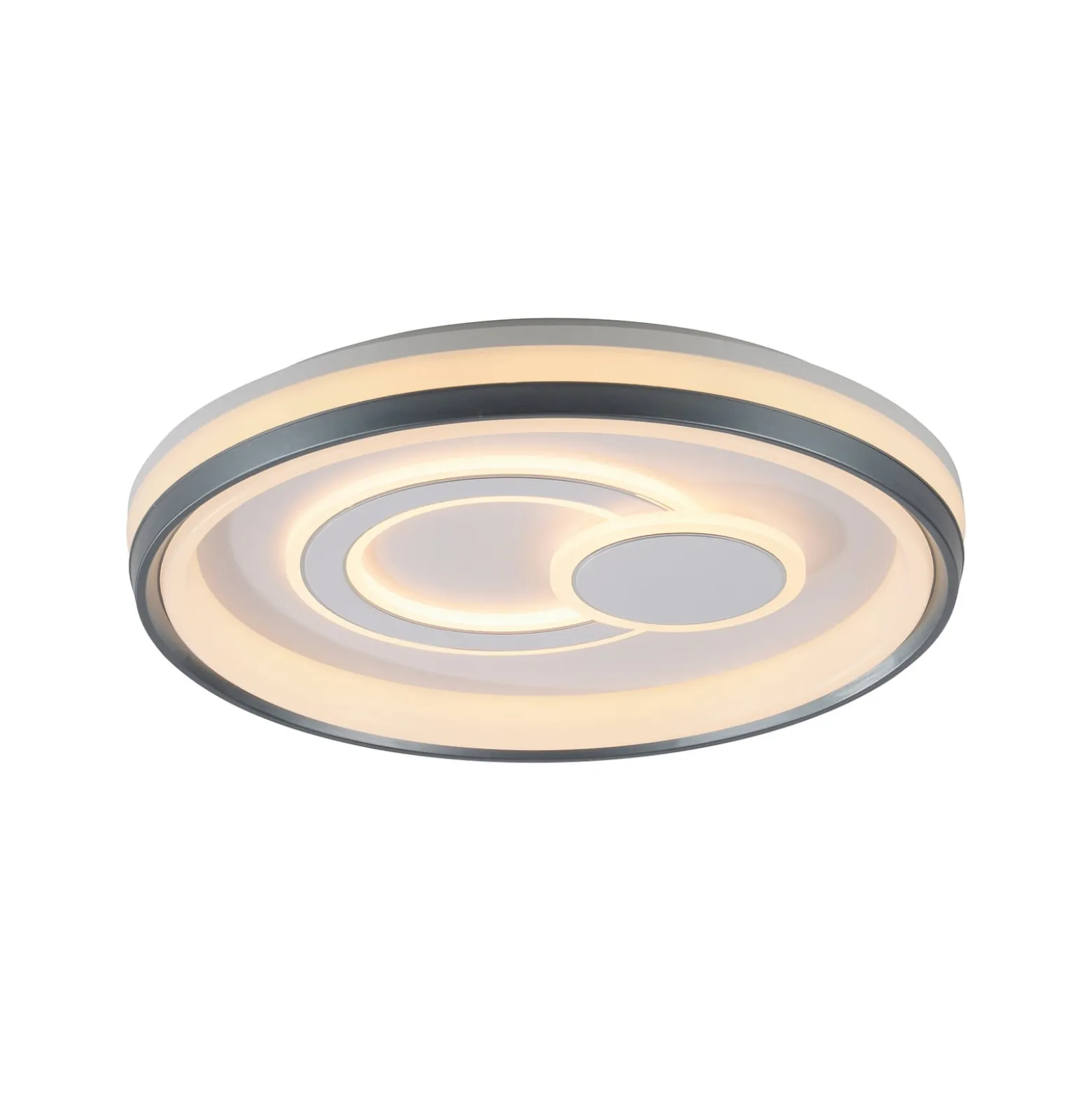 JUST LIGHT. LED-Deckenleuchte Minelli, Ø 50 cm, dimmbar