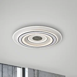 JUST LIGHT. LED-Deckenleuchte Tolago, Ø 40 cm, CCT, dimmbar