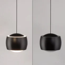 JUST LIGHT. LED-Hängeleuchte Ballini, schwarz, Switchmo