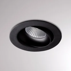 Kalio LED-Einbaulampe rund 2700K 24° schwarz