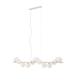 KARE Hängeleuchte Scala Balls, greige, 150 cm, G9