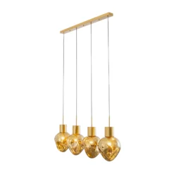 KARE Hängeleuchte Supernova, amber, 110 cm, E27