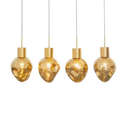 KARE Hängeleuchte Supernova, amber, 110 cm, E27