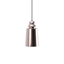Karman Hängeleuchte Alibaglass Small, roségold, Ø 11 cm