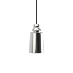 Karman Hängeleuchte Alibaglass Small, vernickelt, Ø 11 cm