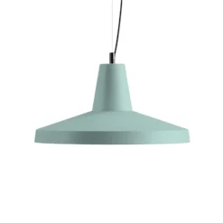 Karman Hängeleuchte Gangster, grün, Ø 50 cm, Keramik, E27