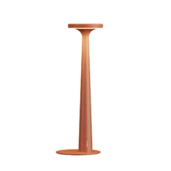 Karman LED-Akku-Tischleuchte Papiria, rot matt, CCT