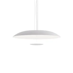 Karman LED-Hängeleuchte BLANCO, Ø 92 cm, weiß, Metall