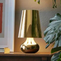 Kartell Cindy LED-Tischleuchte dunkelgold metallic